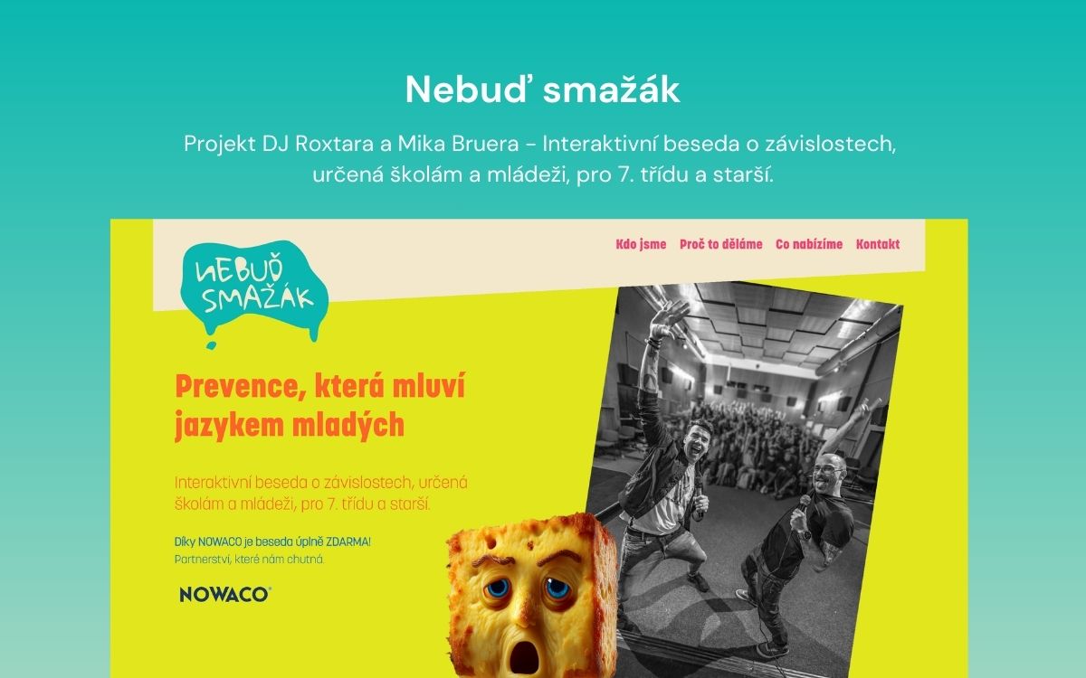 Projekt Nebuď smazák