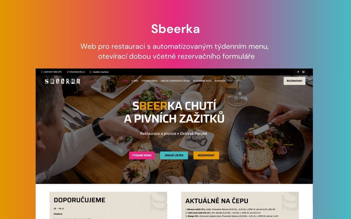 Projekt Restaurace Šbeerka